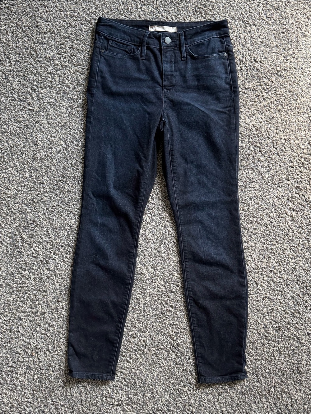 Athleta Sculptek High Waisted Dark Wash Full Length Stretchy Jeans Women’s 4
